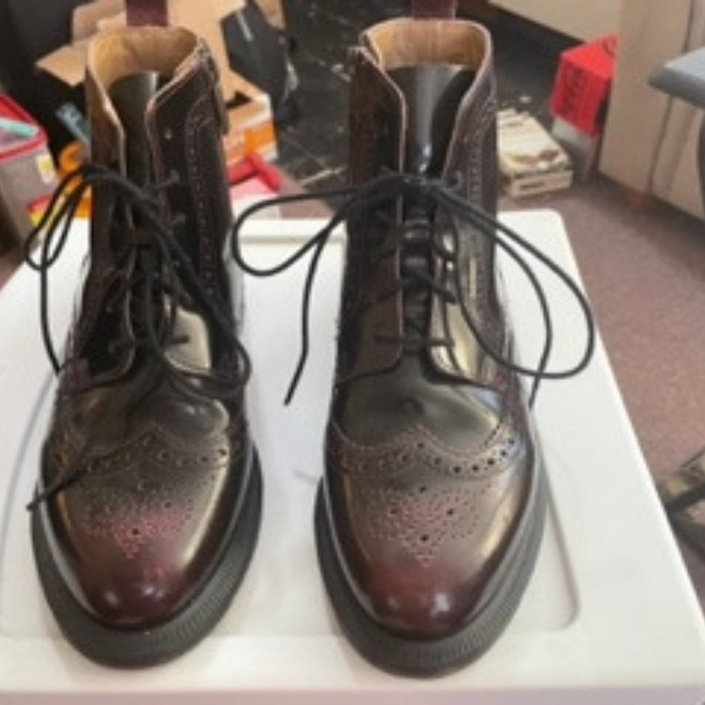 Dr. Martens | Delphine Arcadia Women’s Dress Boots | Cherry Red Size 7